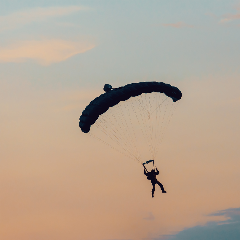 sky diving