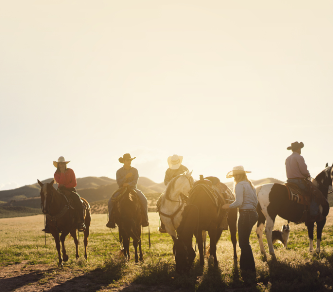 horse riding