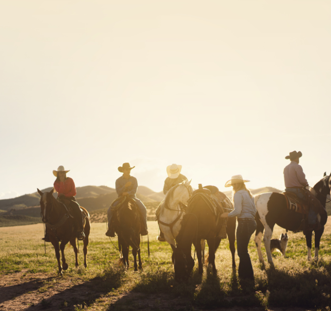 horse riding